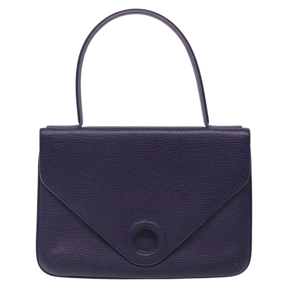 Loewe Leather Handbag Purple
